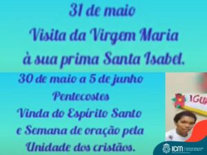 Visita de Maria a sua prima Santa Isabel! 