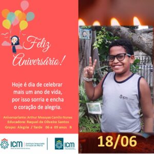 Celebramos a vida!