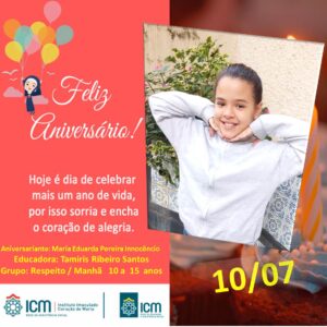 Que a alegria seja sua parceria de caminhada