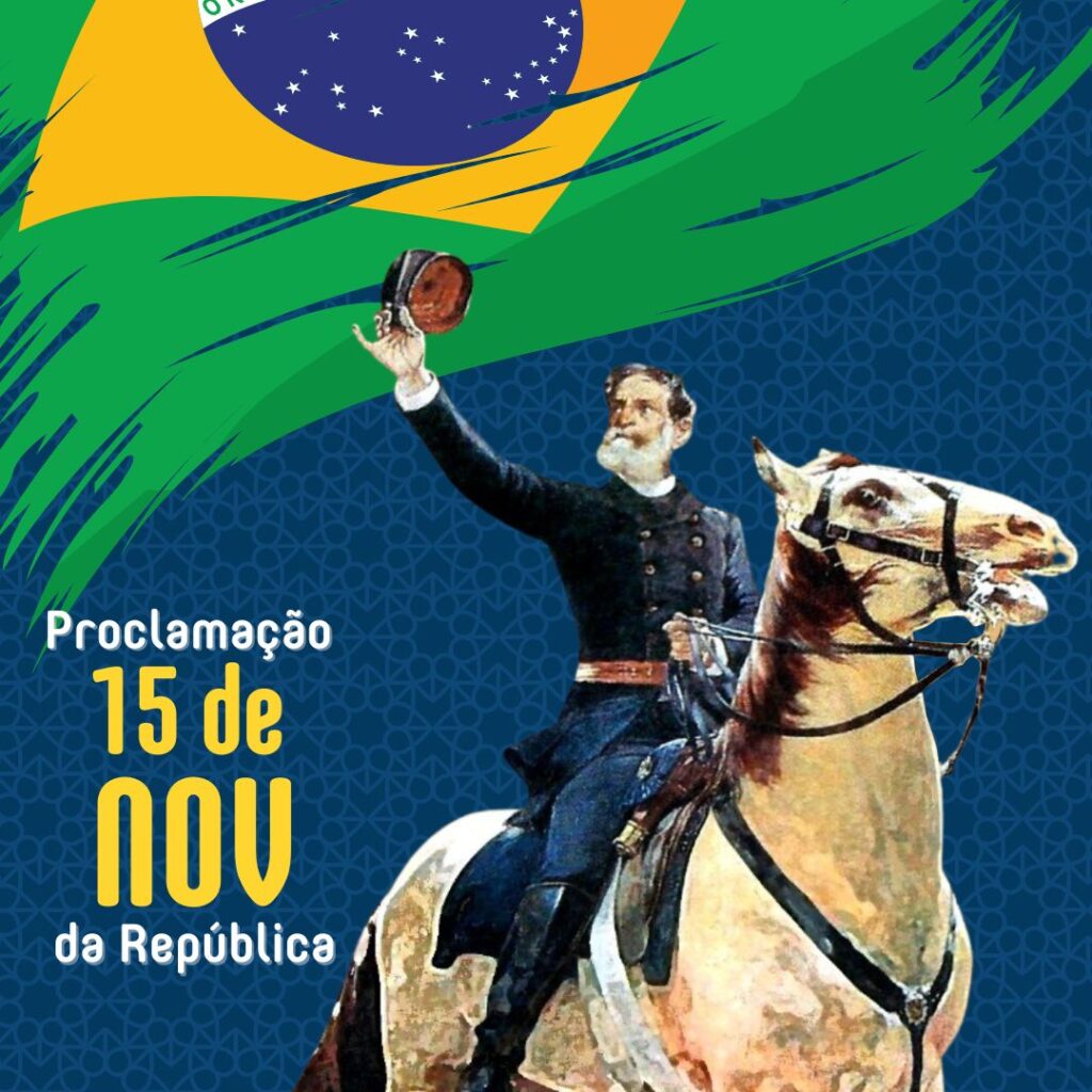 TSE on X: Viva a República Federativa do Brasil! 🥳🇧🇷 No dia 15 de  novembro de 1889, o Marechal Deodoro da Fonseca proclamou a República  brasileira, mudando o curso do país 🥰