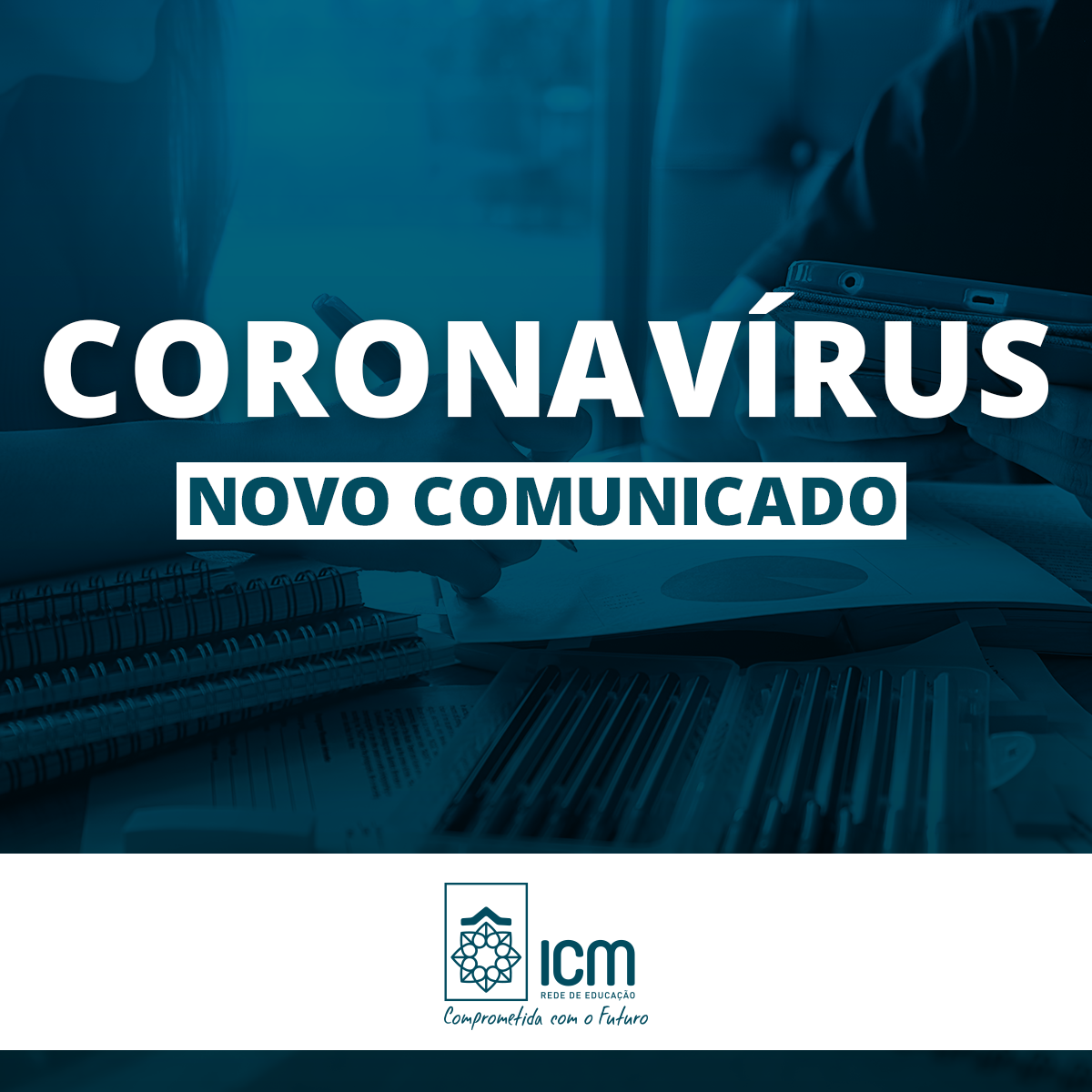 COMUNICADO – Suspensão das aulas por tempo indeterminado