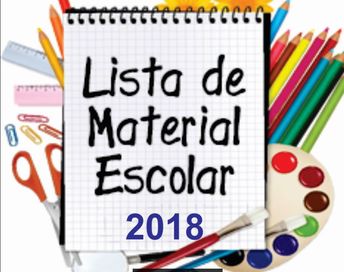 Lista de Material 2018
