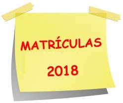 MATRÍCULAS 2018