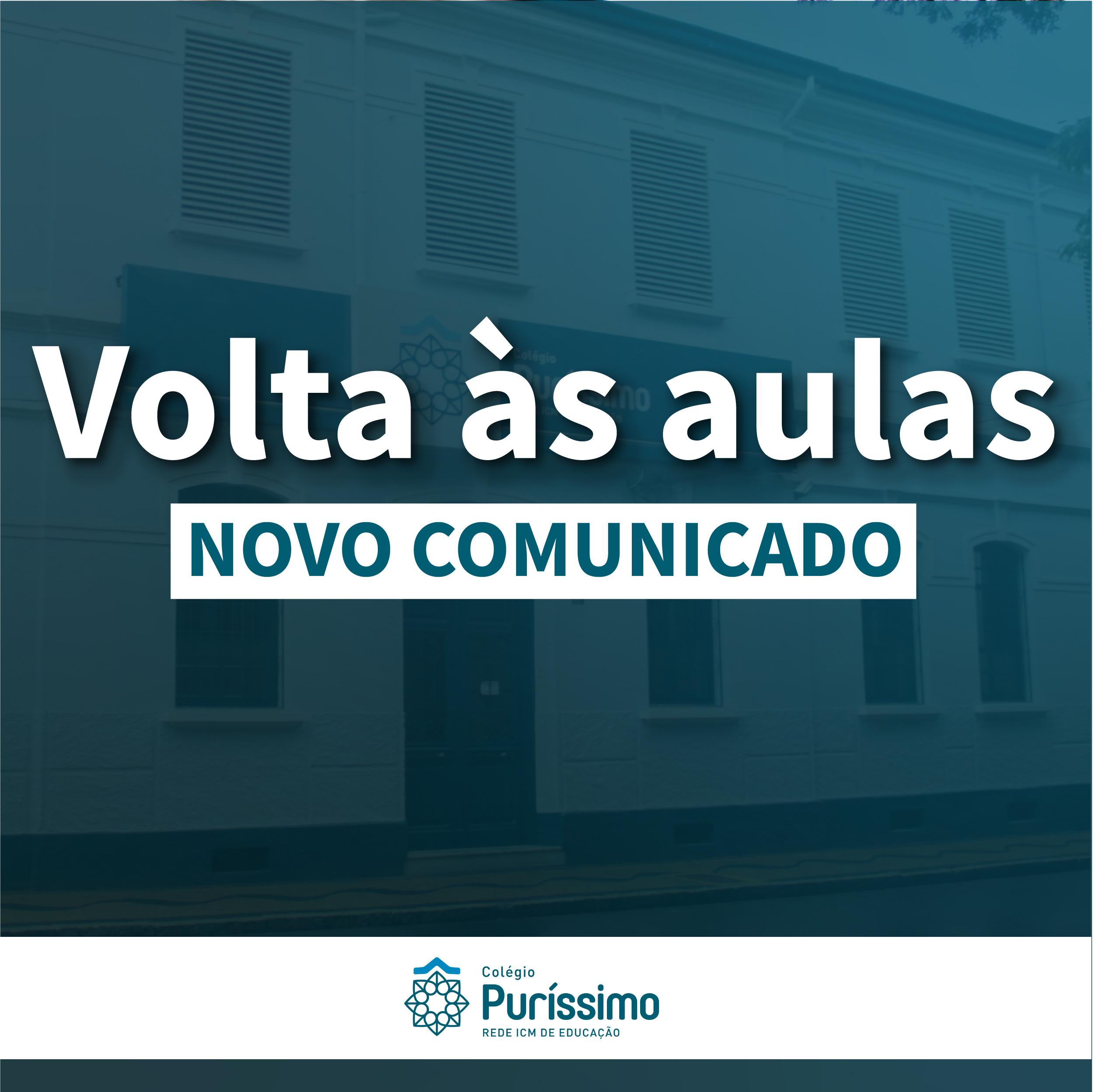 Comunicado Volta às aulas